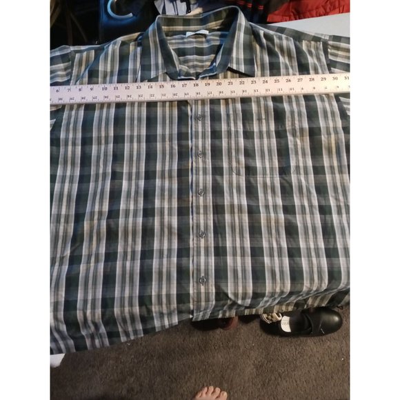 Crossings dress shirt short sleeve 1X - Picture 1 of 3